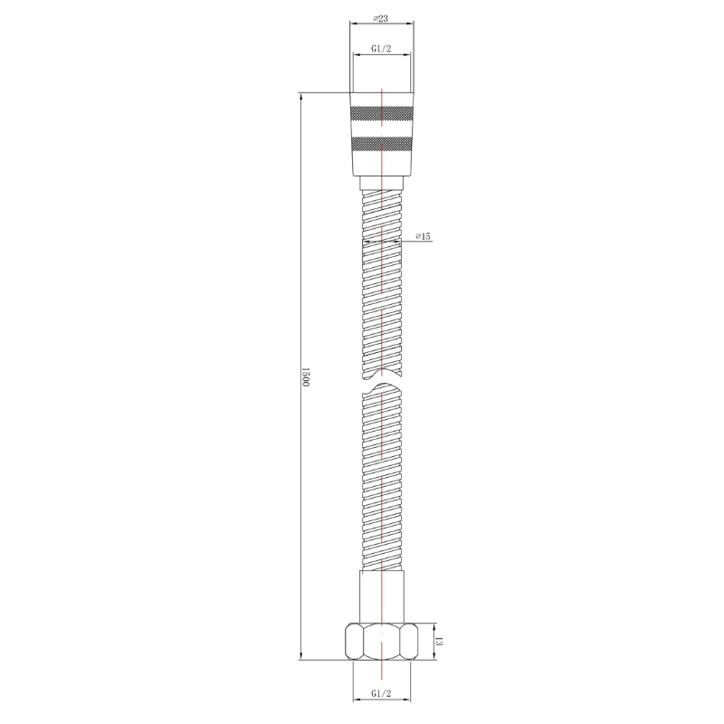 Nuie Shower Accessories Shower Flex (1 size, 3 colours) - Brand New Bathrooms