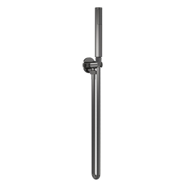 Nuie Shower Accessories Outlet Elbow C Wall Parking Bracket & Kitt (2sizes, 2 styles, Brushed Pewter) - Brand New Bathrooms