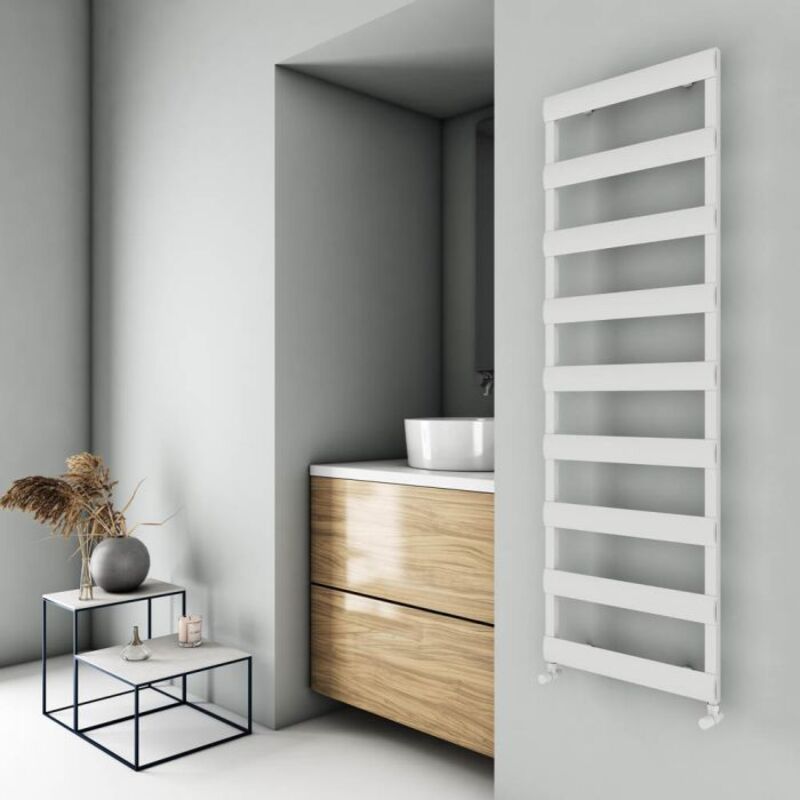 Carisa Alya Bath Towel Radiator (4 sizes, White) - Brand New Bathrooms