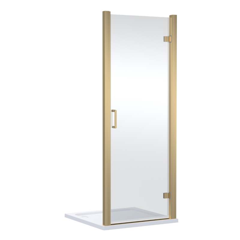 Nuie Lucie Hinged Shower Door (2 sizes, 3 colours) - Brand New Bathrooms