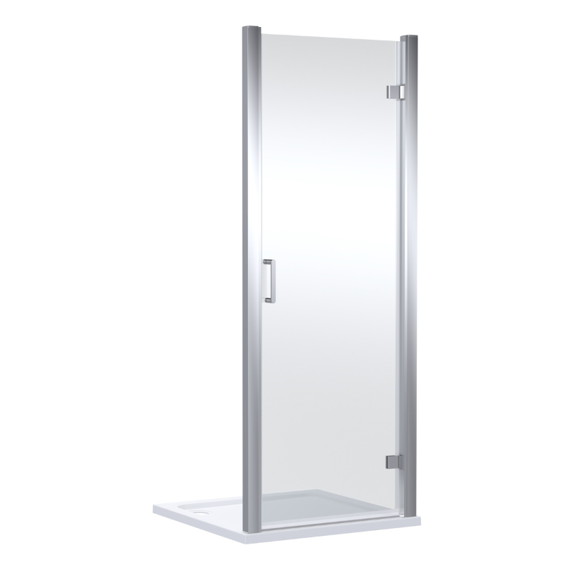Nuie Lucie Hinged Shower Door (2 sizes, 3 colours) - Brand New Bathrooms