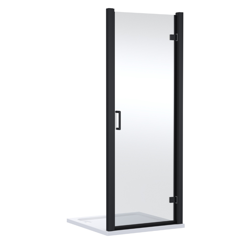 Nuie Lucie Hinged Shower Door (2 sizes, 3 colours) - Brand New Bathrooms