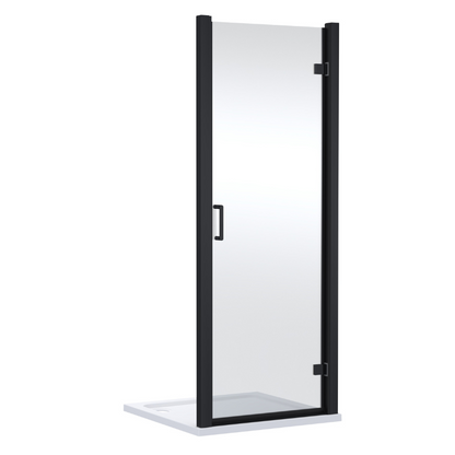 Nuie Lucie Hinged Shower Door (2 sizes, 3 colours) - Brand New Bathrooms