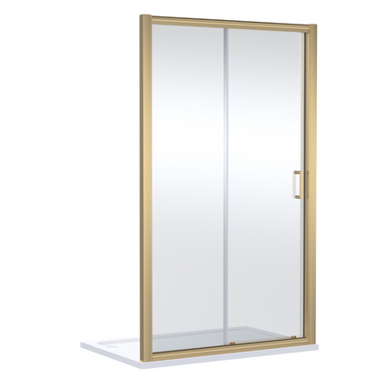 Nuie Lucie Sliding Shower Door (3 sizes, 3 colours) - Brand New Bathrooms