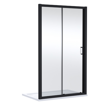 Nuie Lucie Sliding Shower Door (3 sizes, 3 colours) - Brand New Bathrooms