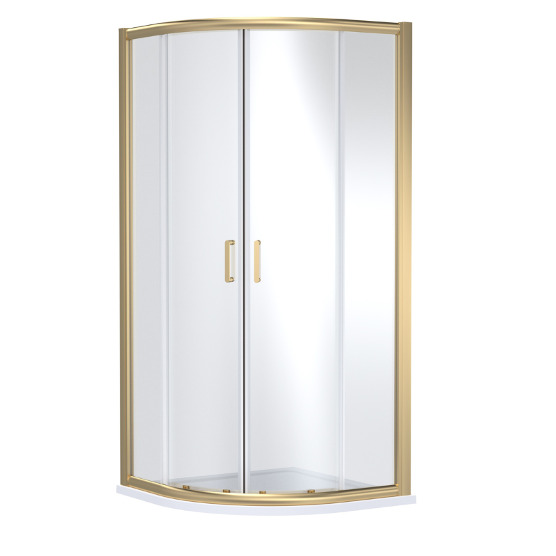 Nuie Lucie Quadrant Shower Door (2 sizes, 3 colours) - Brand New Bathrooms