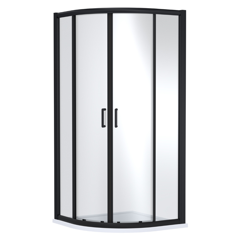 Nuie Lucie Quadrant Shower Door (2 sizes, 3 colours) - Brand New Bathrooms