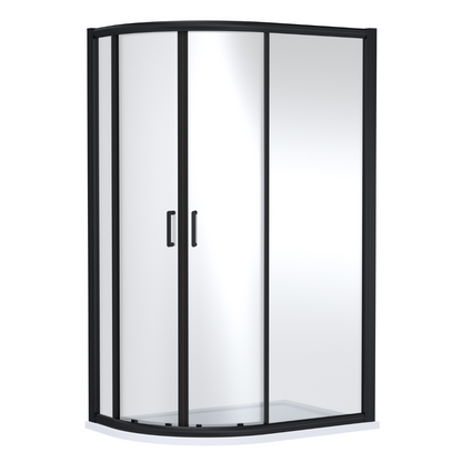Nuie Lucie Offset Quadrant Shower Door (1 size, 3 colours) - Brand New Bathrooms