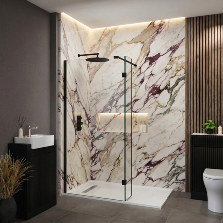 Brand New Bathrooms 10 Flipper Panel (1 size, Chrome, Black) - Brand New Bathrooms