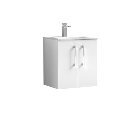 Nuie Arno Wall Hung 2-Door Vanity & Minimalist Basin (1 size, 9 colours) - Brand New Bathrooms
