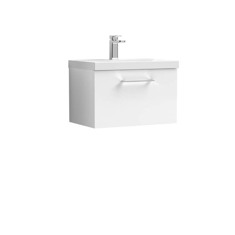 Nuie Arno Wall Hung 1 Drawer Vanity & Basin 1 (1 size,9 colours) - Brand New Bathrooms