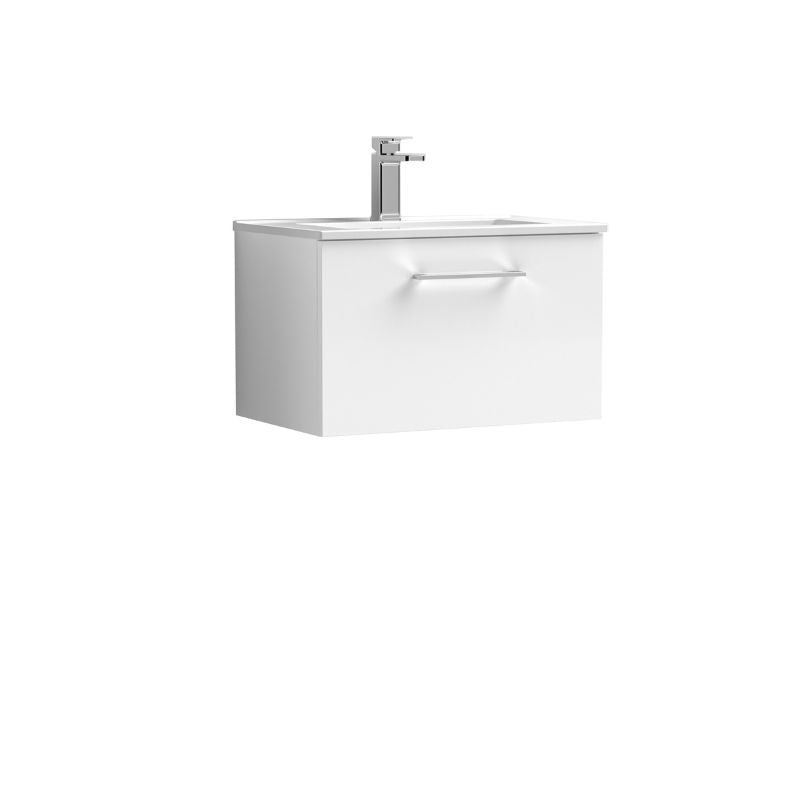 Nuie Arno Wall Hung 1 Drawer Vanity & Basin 2 (1 size, 9 colours) - Brand New Bathrooms
