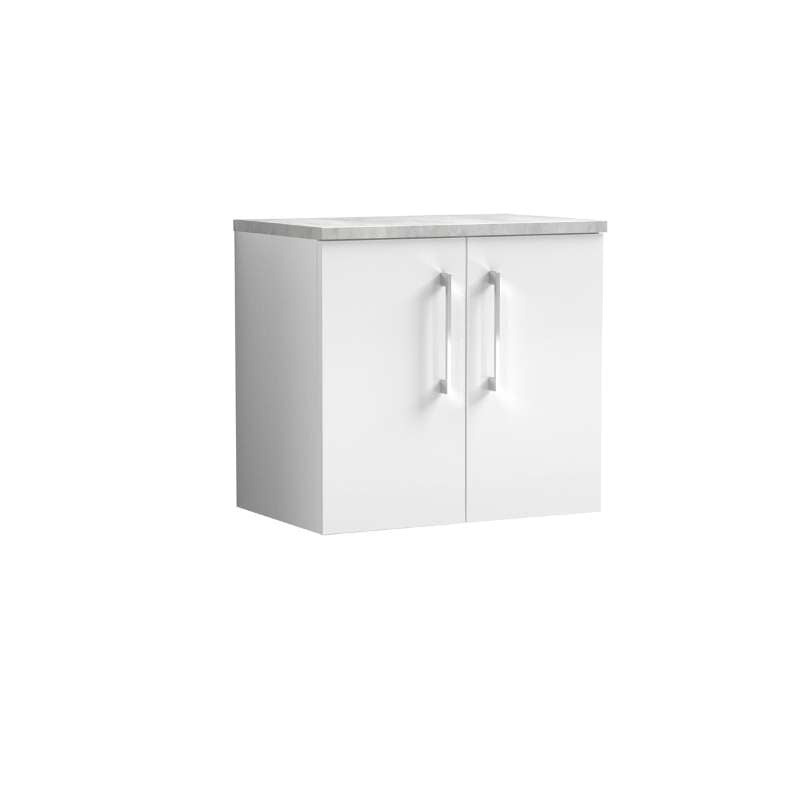 Nuie Arno Wall Hung 2-Door Vanity & Laminate (1 size, 2 styles, 8 colours) - Brand New Bathrooms