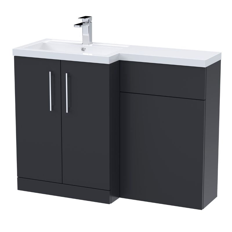 Nuie Arno Floor Standing Left Hand Combination (1 size, 9 colours) - Brand New Bathrooms