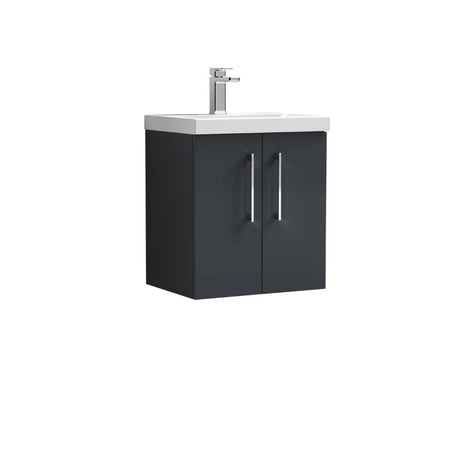 Nuie Arno Wall Hung 2-Door Vanity & Mid-Edge Basin (1 size, 9 colours) - Brand New Bathrooms