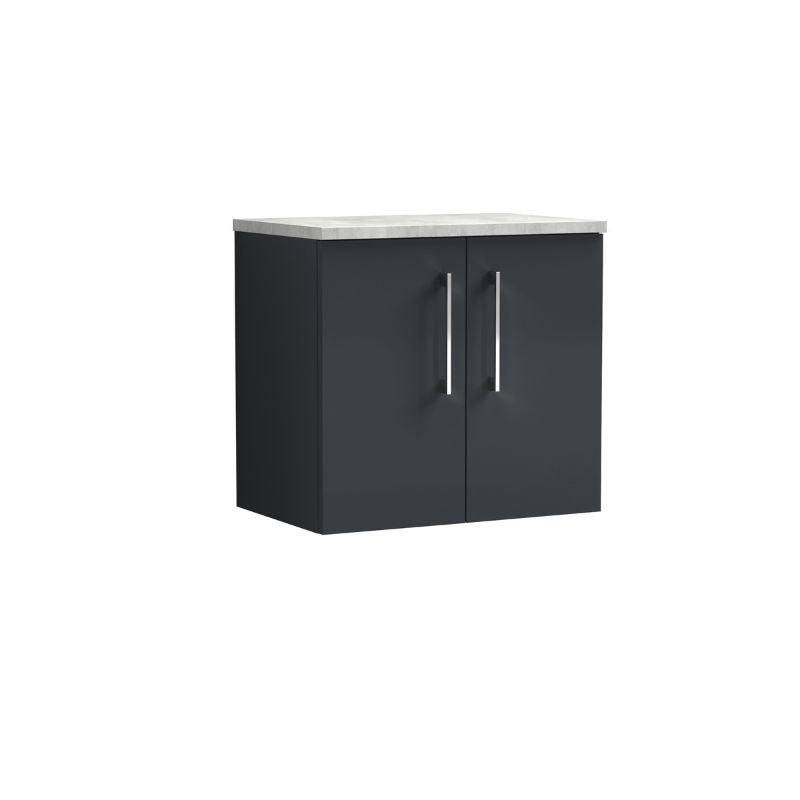Nuie Arno Wall Hung 2-Door Vanity & Laminate (1 size, 2 styles, 8 colours) - Brand New Bathrooms