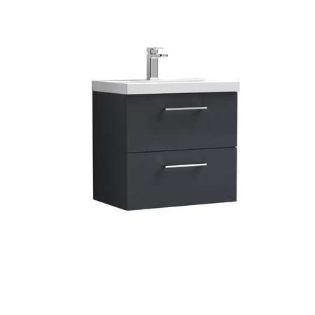 Nuie Arno Wall Hung 2 Drawer Vanity & Basin 1 (1 size, 9 colours) - Brand New Bathrooms