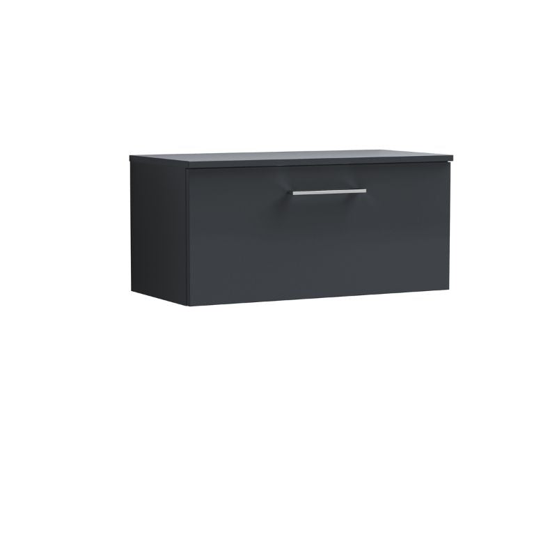 Nuie Arno Wall Hung 1 Drawer Vanity & Worktop (1 size, 9 colours) - Brand New Bathrooms
