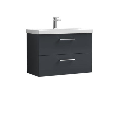Nuie Arno Wall Hung 2 Drawer Vanity & Basin 1 (1 size, 9 colours) - Brand New Bathrooms