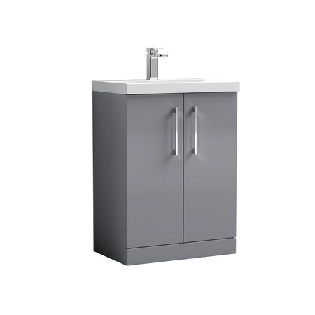 Nuie Arno Floor Standing 2-Door Vanity & Thin-Edge Basin (1 size, 9 colours) - Brand New Bathrooms