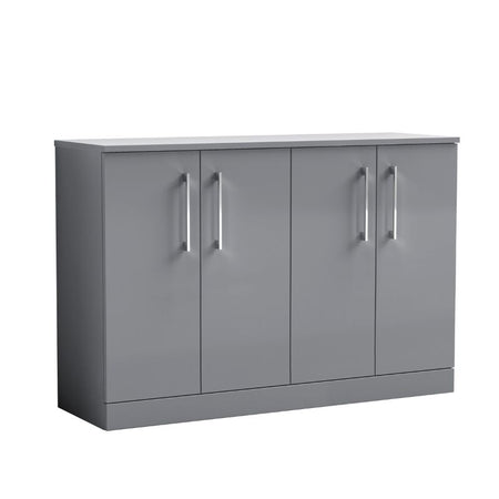 Nuie Arno Floor Standing 4 Door Vanity & Worktop (1 size, 9 colours) - Brand New Bathrooms