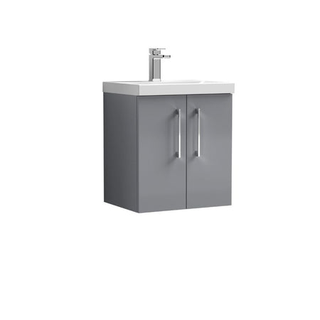 Nuie Arno Wall Hung 2-Door Vanity & Mid-Edge Basin (1 size, 9 colours) - Brand New Bathrooms