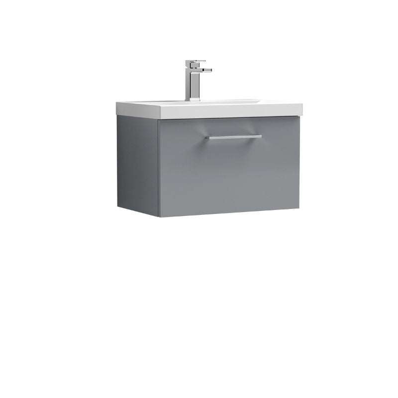 Nuie Arno Wall Hung 1 Drawer Vanity & Basin 1 (1 size,9 colours) - Brand New Bathrooms