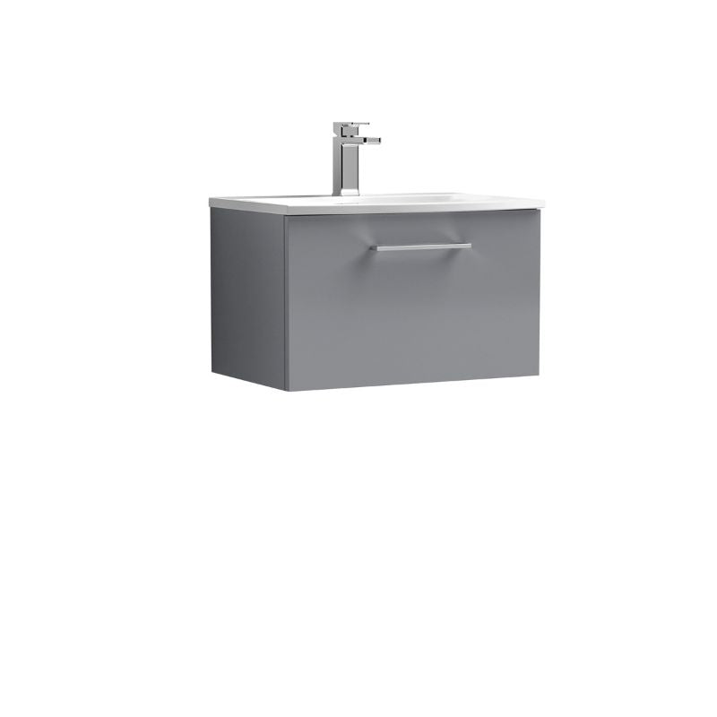 Nuie Arno Wall Hung 1 Drawer Vanity & Basin 4 (1 size, 9 colours) - Brand New Bathrooms