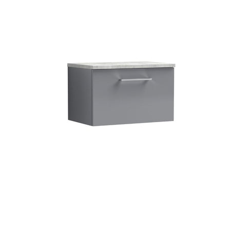Nuie Arno Wall Hung 1 Drawer Vanity & Laminate Top (1 size, 9 colours) - Brand New Bathrooms