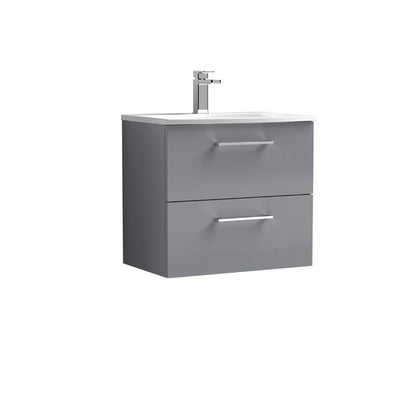 Nuie Arno Wall Hung 2 Drawer Vanity & Basin 4 (1 size, 9 colours) - Brand New Bathrooms