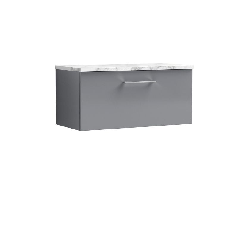 Nuie Arno Wall Hung Single Drawer Vanity & Laminate (1 size, 2 styles, 9 colours) - Brand New Bathrooms