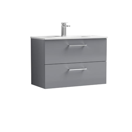 Nuie Arno Wall Hung 2 Drawer Vanity & Basin 2 (1 size, 9 colours) - Brand New Bathrooms