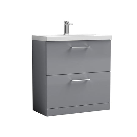 Nuie Arno Floor Standing 2 Drawer Vanity & Basin 3 (1 size, 9 colours) - Brand New Bathrooms