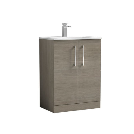 Nuie Arno Floor Standing 2-Door Vanity & Minimalist Basin (1 size, 9 colours) - Brand New Bathrooms