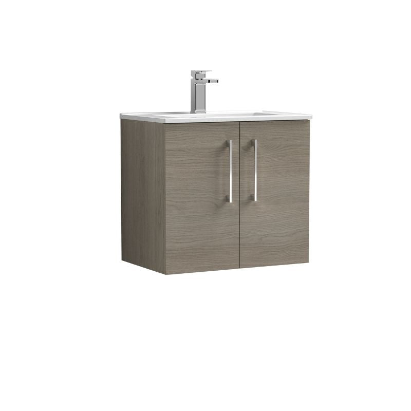 Nuie Arno Wall Hung 2 Door Vanity & Basin 2 (1 size, 8 colours) - Brand New Bathrooms