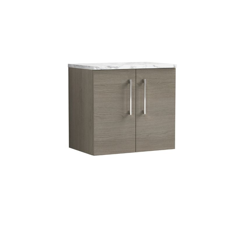 Nuie Arno Wall Hung 2-Door Vanity & Laminate (1 size, 2 styles, 8 colours) - Brand New Bathrooms