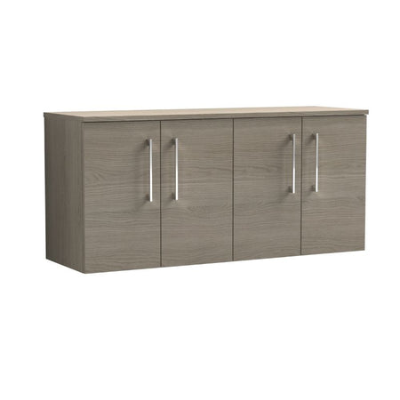 Nuie Arno Wall Hung 4-Door Vanity & Worktop (1 size, 8 colours) - Brand New Bathrooms