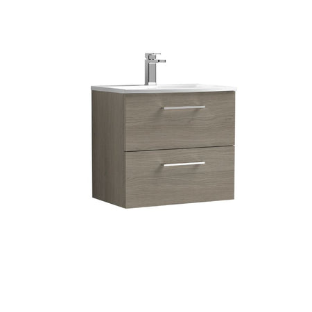 Nuie Arno Wall Hung 2 Drawer Vanity & Basin 4 (1 size, 9 colours) - Brand New Bathrooms