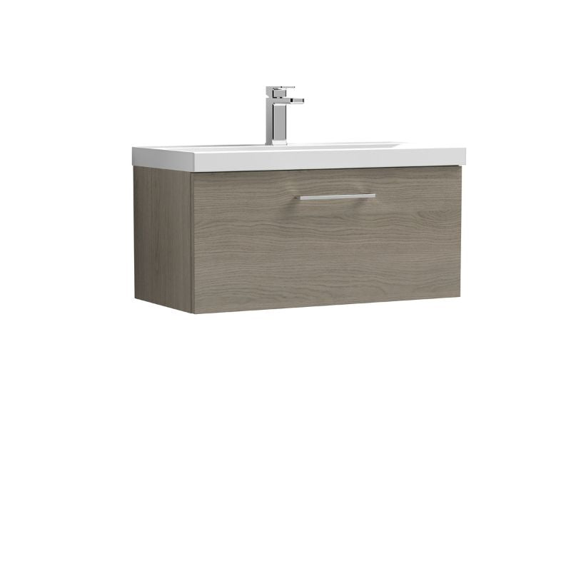Nuie Arno Wall Hung 1 Drawer Vanity & Basin 1 (1 size, 9 colours) - Brand New Bathrooms