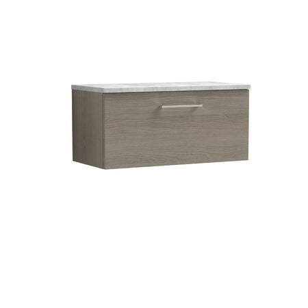 Nuie Arno Wall Hung Single Drawer Vanity & Laminate (1 size, 2 styles, 9 colours) - Brand New Bathrooms