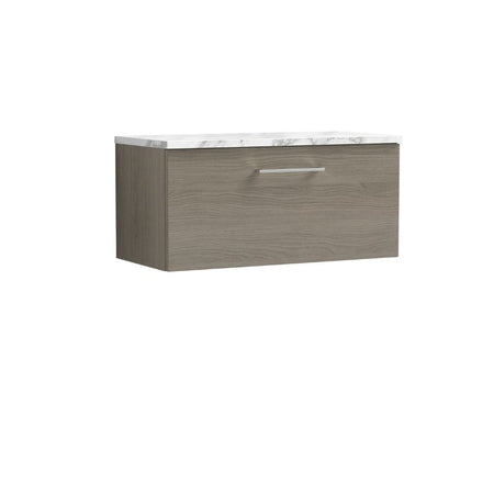 Nuie Arno Wall Hung Single Drawer Vanity & Laminate (1 size, 2 styles, 9 colours) - Brand New Bathrooms