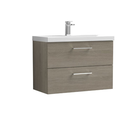 Nuie Arno Wall Hung 2 Drawer Vanity & Basin 1 (1 size, 9 colours) - Brand New Bathrooms