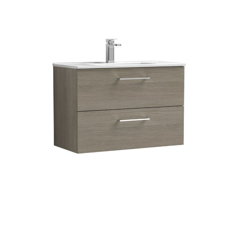 Nuie Arno Wall Hung 2 Drawer Vanity & Basin 2 (1 size, 9 colours) - Brand New Bathrooms