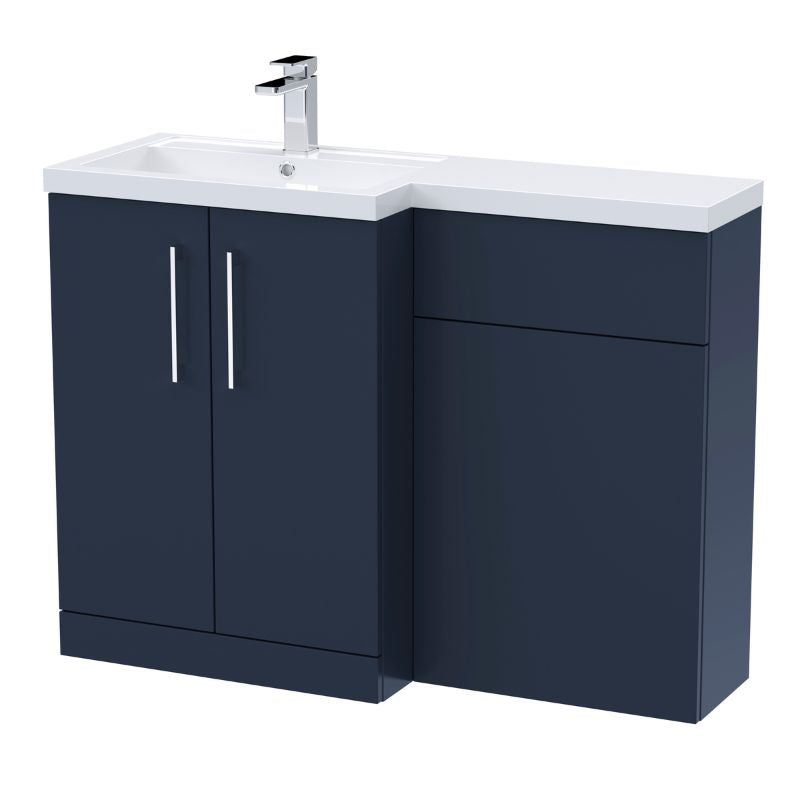 Nuie Arno Floor Standing Left Hand Combination (1 size, 9 colours) - Brand New Bathrooms