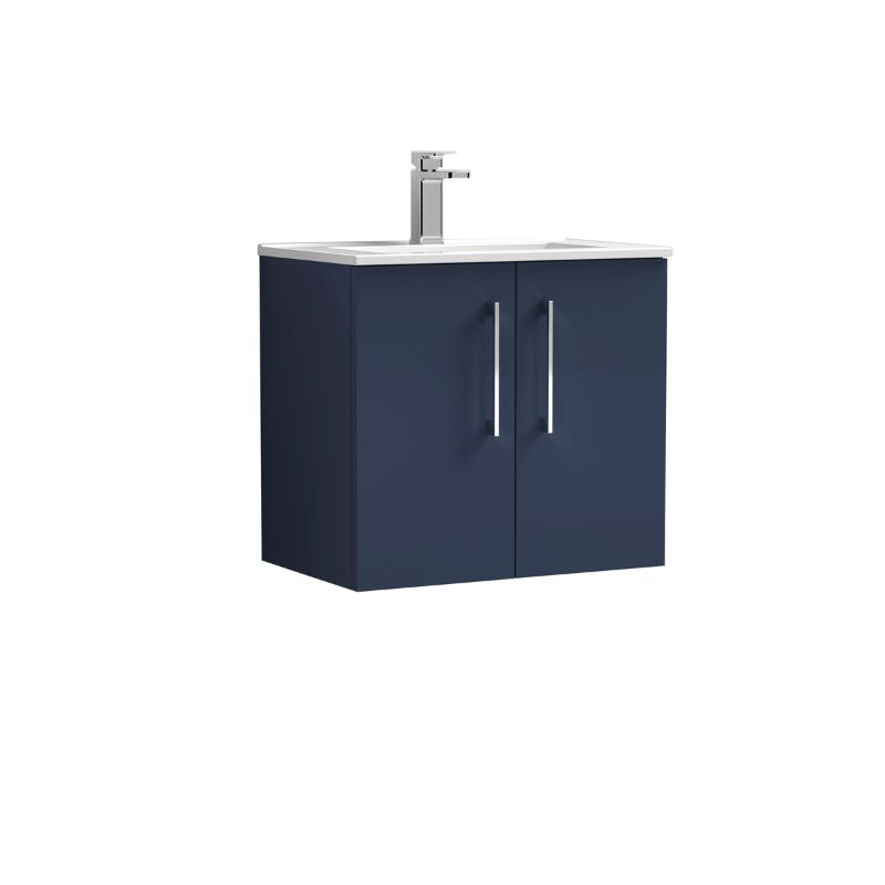 Nuie Arno Wall Hung 2 Door Vanity & Basin 2 (1 size, 8 colours) - Brand New Bathrooms