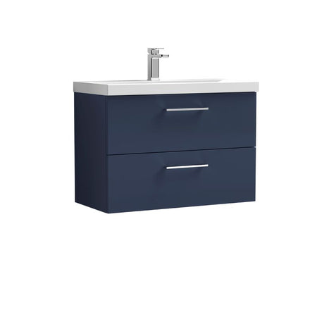 Nuie Arno Wall Hung 2 Drawer Vanity & Basin 1 (1 size, 9 colours) - Brand New Bathrooms