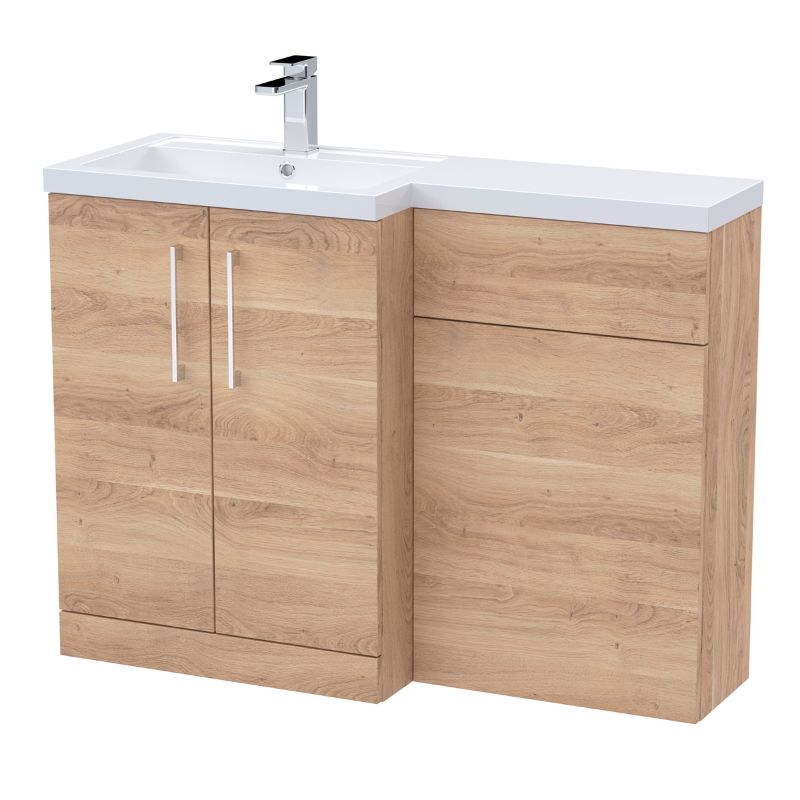 Nuie Arno Floor Standing Left Hand Combination (1 size, 9 colours) - Brand New Bathrooms