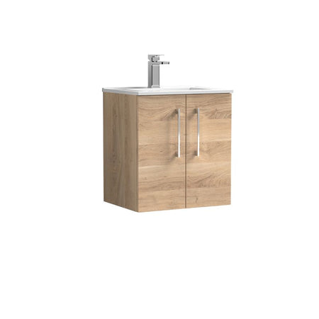 Nuie Arno Wall Hung 2-Door Vanity & Minimalist Basin (1 size, 9 colours) - Brand New Bathrooms