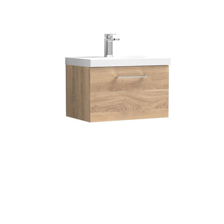 Nuie Arno Wall Hung 1 Drawer Vanity & Basin 3 (1 size, 9 colours) - Brand New Bathrooms