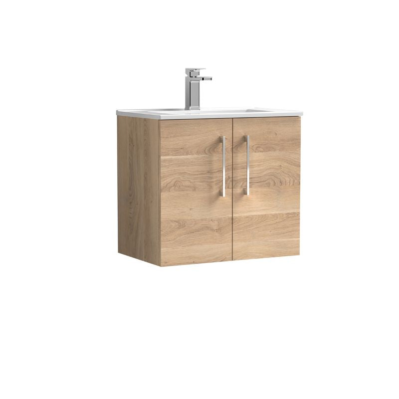 Nuie Arno Wall Hung 2 Door Vanity & Basin 2 (1 size, 8 colours) - Brand New Bathrooms